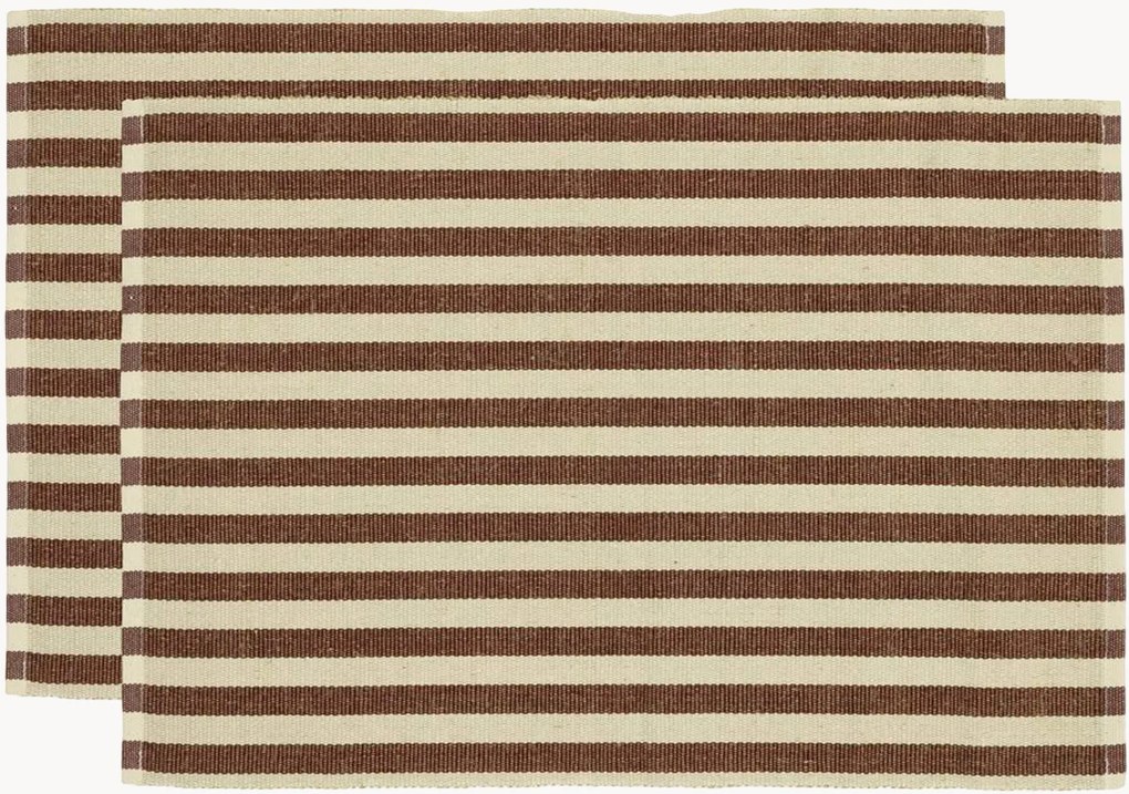 Set di 2 tovagliette americane Statement Stripe