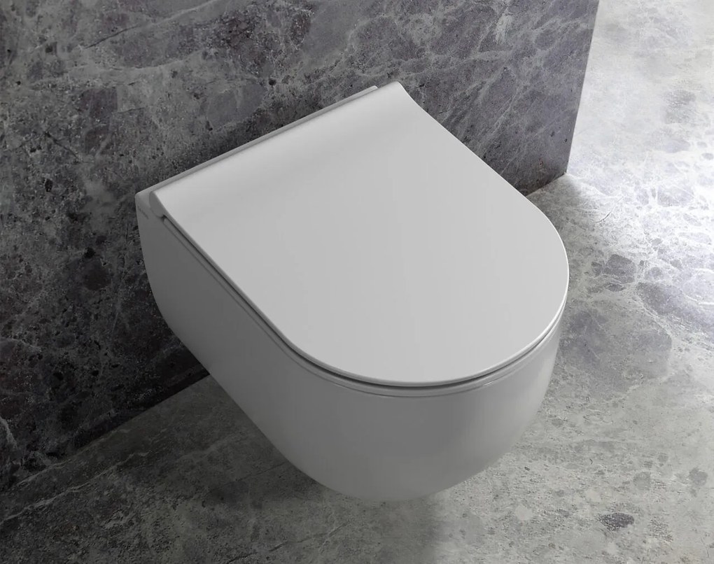 Ceramica Globo Mode Vaso Sospeso Senza Brida senza sedile Bianco