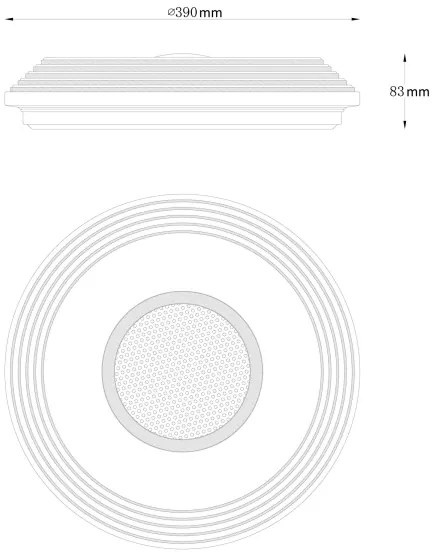 Globo 41293-24 - Plafoniera LED dimmerabile LED/24W/230V 2700-6500K + +TC