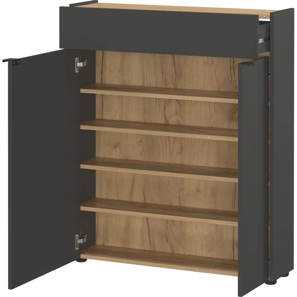 Armadietto color antracite 82x102x22 cm Ameca – Germania