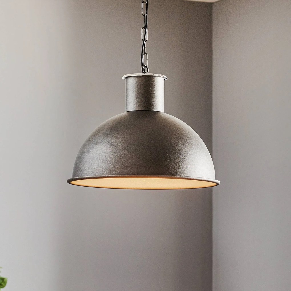 Lampada a sospensione Emoti Argon, dimmerabile, Nero, Soggiorno / Sala da pranzo, Metallo, Industriale, Lampada a sospensione
