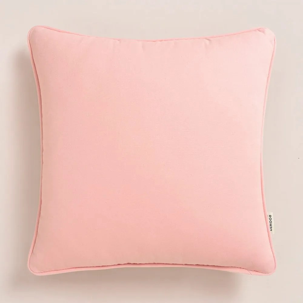 Elegante federa in rosa cipria 40 x 40 cm | Larghezza: 40 cm | Lunghezza: 40 cm