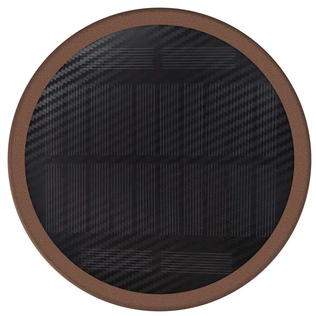 Paletto da giardino Solare Corten 80cm con Sensore Mov. e Picchetto Colore Bianco Naturale 4.000K