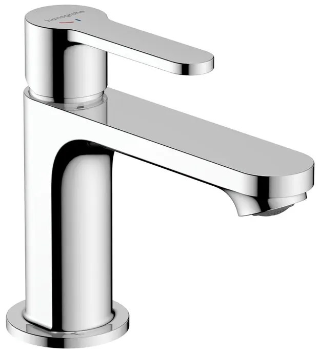 Rubinetto per lavabo a canna bassa getto aerato Stamis cromato lucido HANSGROHE H 13.6 cm