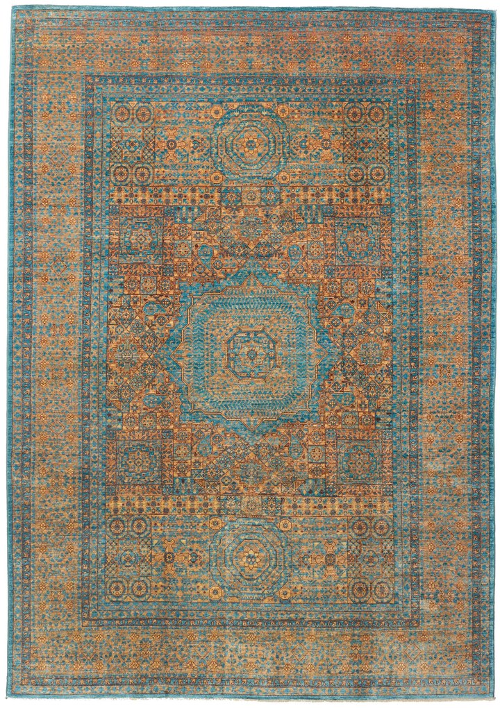 Mamluk Tappeto orientale 210 x 300 Grigio (Pakistan) Annodato A Mano