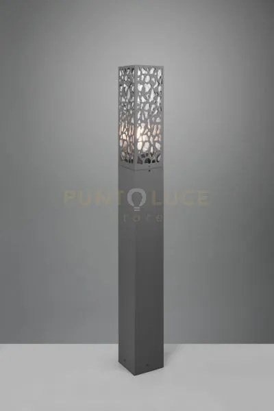 Cooper palo alto da esterno antracite h. 100cm ip44 1 luce attacco e27