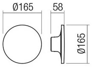 Redo 90369 - Applique da esterno AURA LED/8W/230V 3000K IP65 antracite