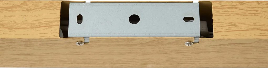 Plafoniera moderna legno ocra con LED integrato dimmerabile a 3 fasi 2700-4000K con interruttore DIP - Keane