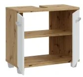 Mobile da bagno VENOM bianco/rovere artisan