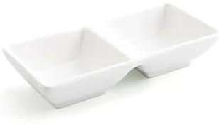 Vassoio per aperitivi Quid Select Ceramica Bianco 15 x 7 cm (12 Unità) (Pack 12x)