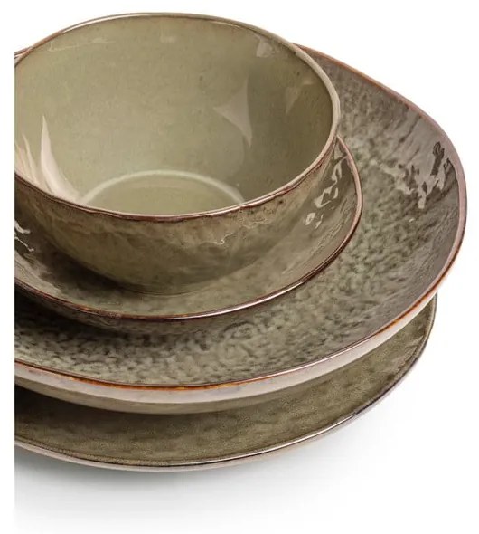 Set da pranzo in gres 16 pezzi Nephrite - Bonami Selection