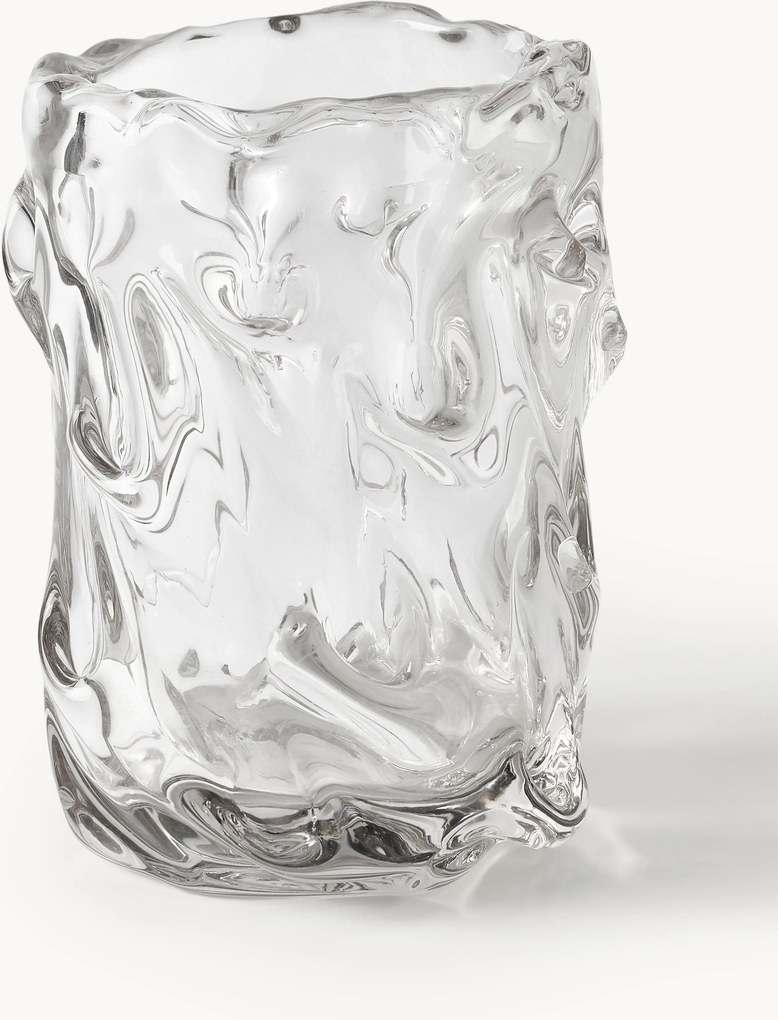 Vaso in vetro soffiato Virelle, alt. 24 cm