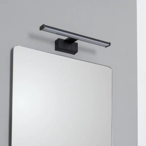 Brilagi - VESTRA Specchio da bagno con luce LED, 8W/230V, 40 cm, IP44, Nero