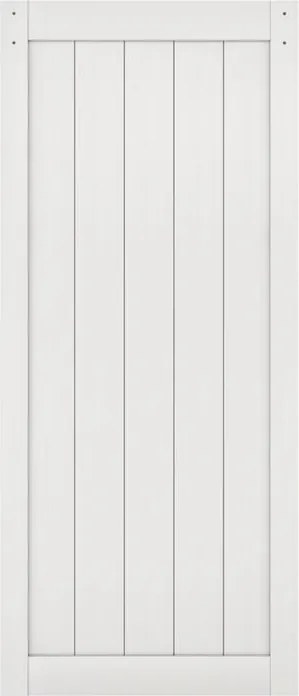 Anta per porta scorrevole esterno muro Oregon in mdf bianco, L 96 x H 215 cm spessore 35 mm, apertura reversibile