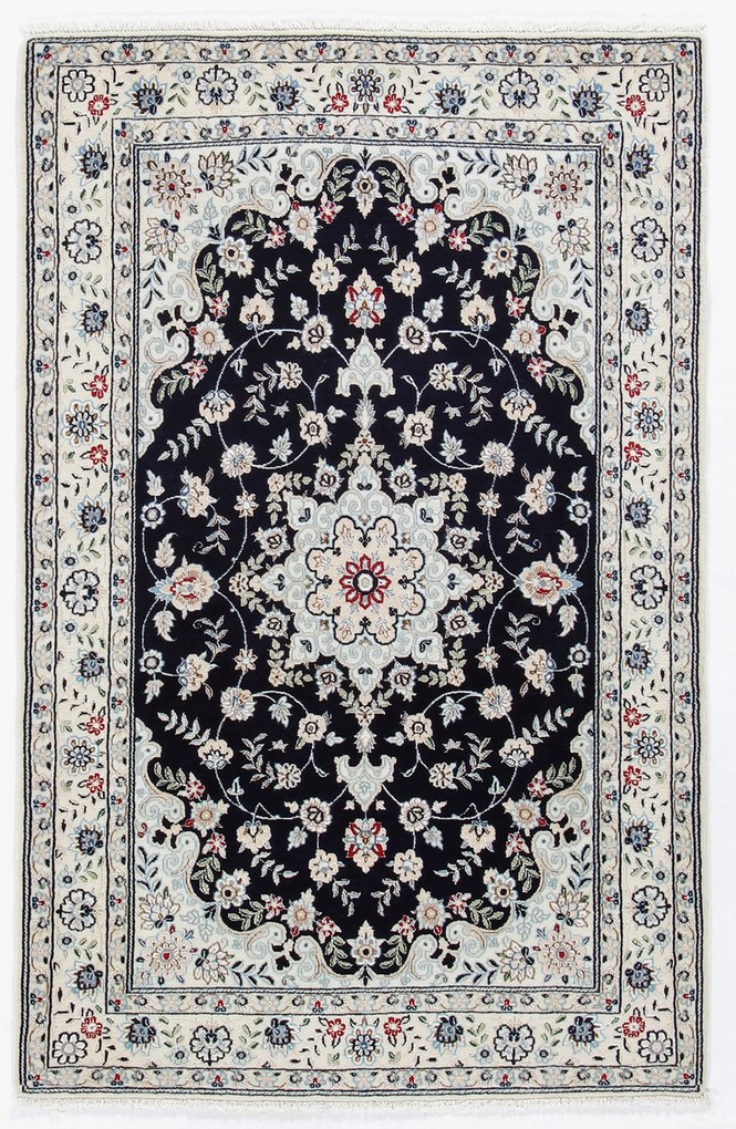 Nain Tappeto 140x90 (Iran) Annodato A Mano