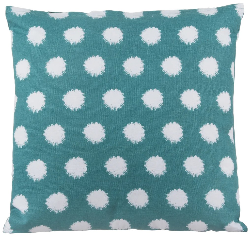 Cuscino divano 45x45 cm pois blu