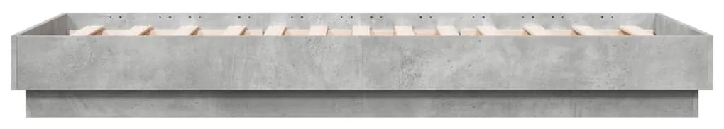 Giroletto grigio cemento 90x190 cm in legno multistrato