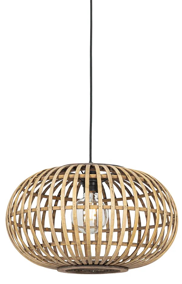 Lampada a sospensione orientale in bambù 44 cm - Amira