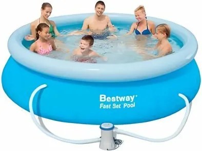 Piscina Gonfiabile Bestway Azzurro 3800 l 305 x 76 cm