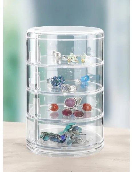 WENKO 20990100 - Organizer TOWER 11,5x17,5 cm trasparente