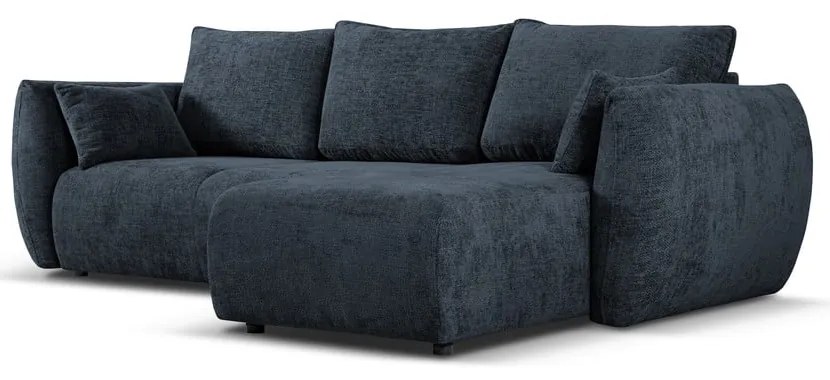 Divano angolare blu scuro (angolo destro) Matera - Cosmopolitan Design