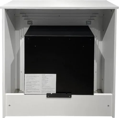 Camino a bioetanolo da terra BELLINI Bianco Made in Italy L96 x P35 x H96