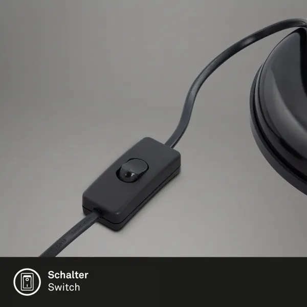 Brilo - Lampada da tavolo PIXA 1xE14/25W/230V nera