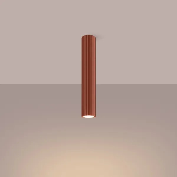 Sollux SL.1628 - Faretto KARBON 1xGU10/10W/230V 40 cm rosso