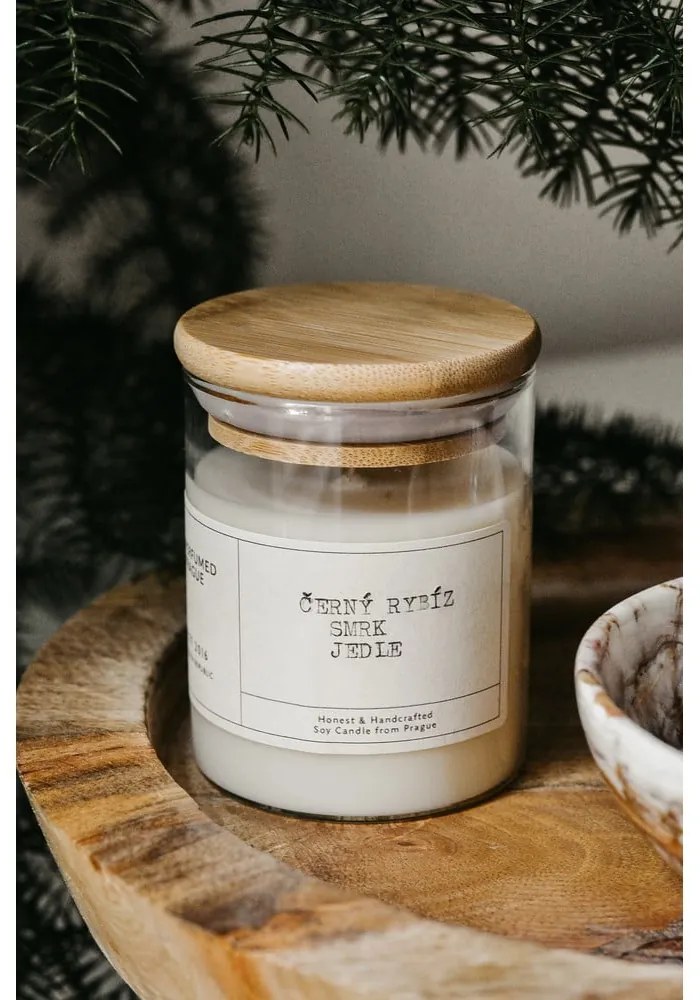 Candela in cera di soia profumata tempo di combustione 40 h #79 Black Currant – Perfumed Prague