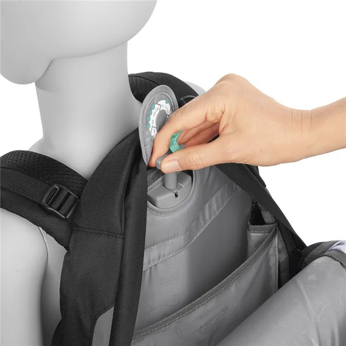 Zaino scuola coocazoo MATE, Grey Rocks, certificato AGR