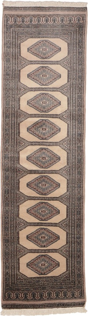 Bokhara Tappeto 220 x 60 (Pakistan) Annodato A Mano
