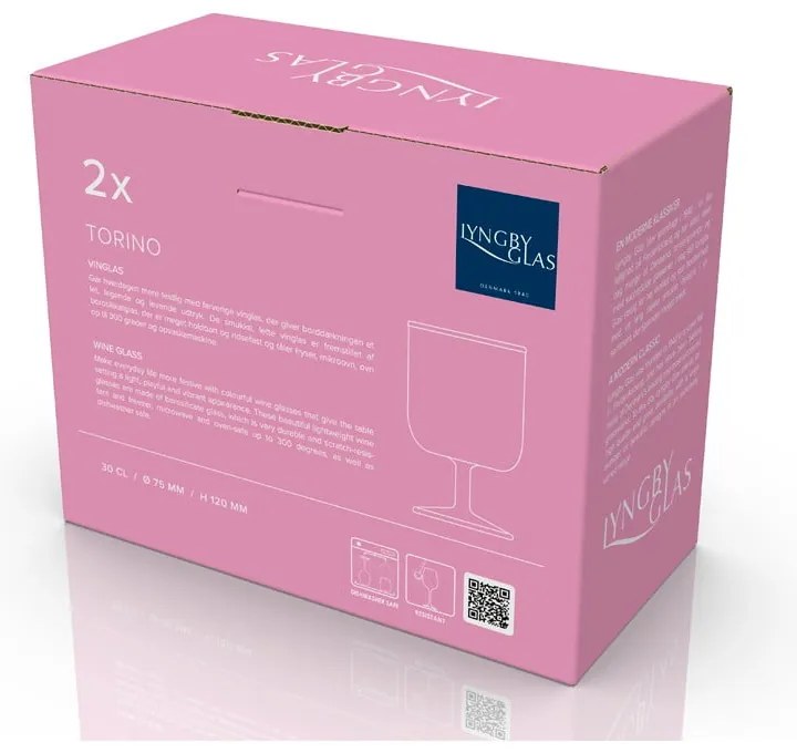 Bicchieri da vino in set da 2 300 ml Torino - Lyngby Glas