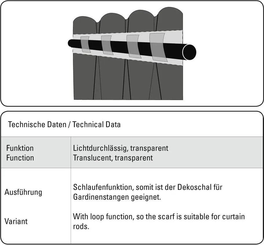 Tenda sottile verde 135x245 cm Zen Silence – Gardinia