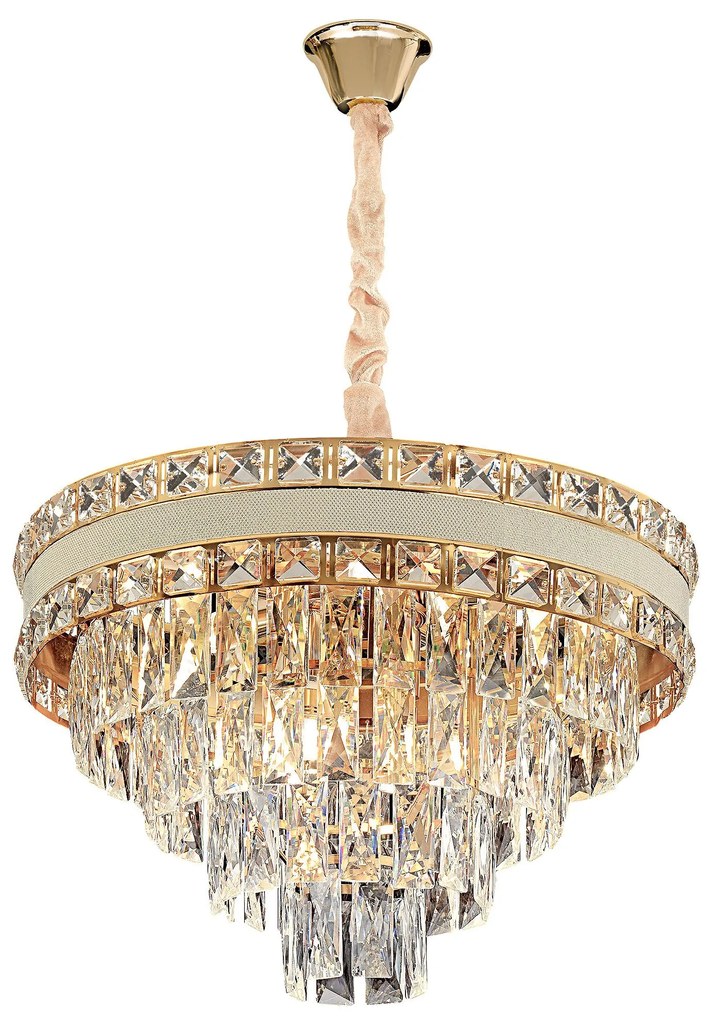Lampada Cristal G048-CP 50CM GOLD