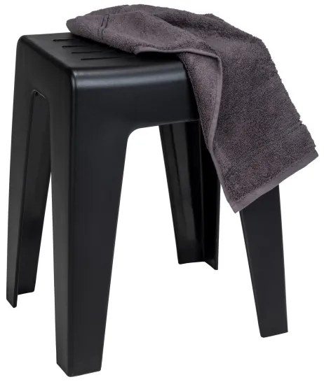 WENKO 25156100 - Sgabello KUMBA 38x47 cm nero