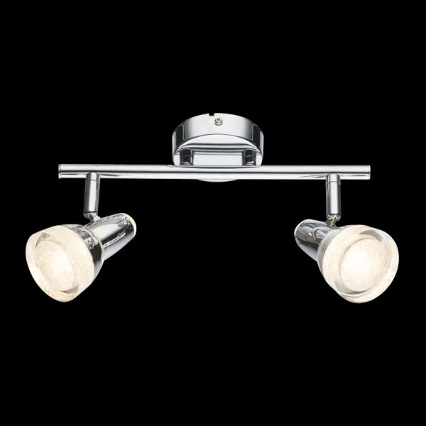Globo 56134-2 - Faretto LED ALASKA 2xLED/4W/230V cromo lucido