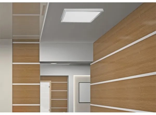 Cornice metallica per installazione di pannelli LED ZEUS 595×595mm