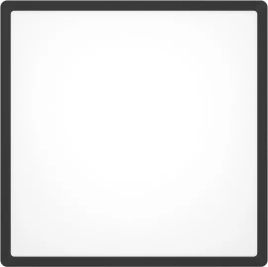 Eglo 901728 - LED RGBW dimmerabile, plafoniera fumé FUEVA-Z LED/17,8W/230V 39,9cm IP44 nero