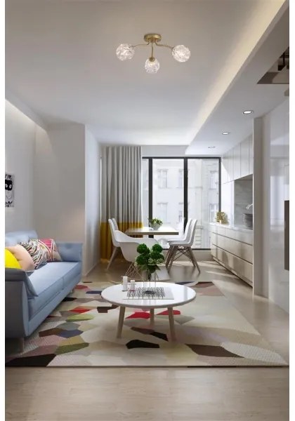 Searchlight 11523-3GO - Plafoniera ASTRAL 3xG9/33W/230V dorata