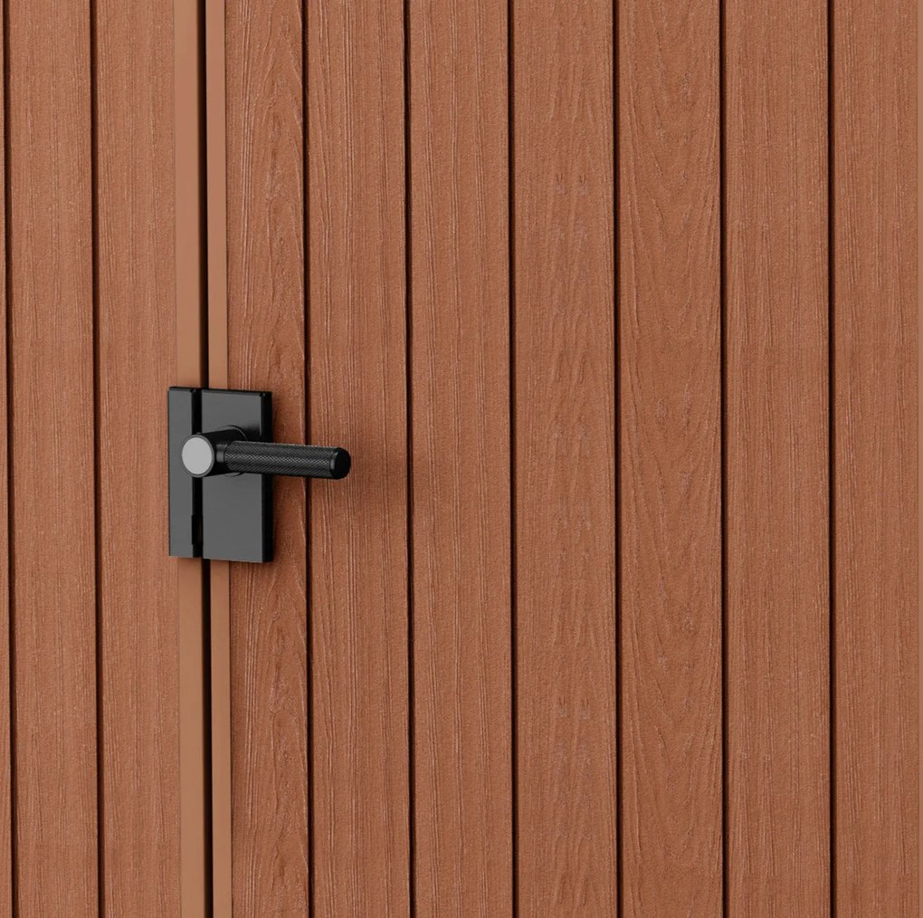 Casetta da Giardino Porta Attrezzi 125,8x117x205 cmin Evotech+ Keter Darwin 4x4 Marrone...