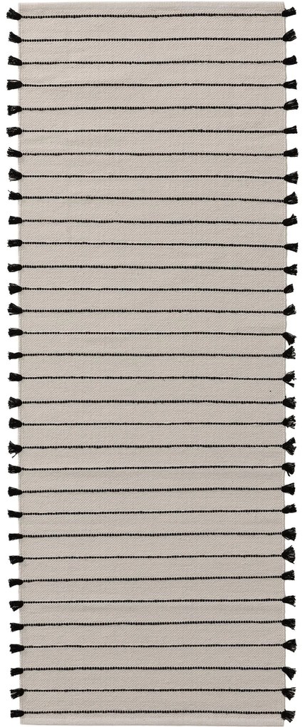 benuta Pop Tappeto di cotone Bo Ivory 70x200 cm - Tappeto design moderno soggiorno