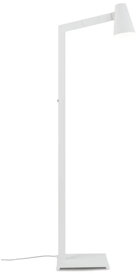 Lampada da terra bianca con paralume in metallo (altezza 143 cm) Biarritz - it's about RoMi