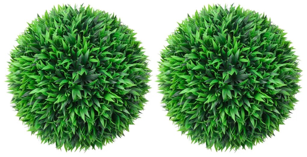 Sfere Di Bosso Artificiale 2 Pz 38 Cm /