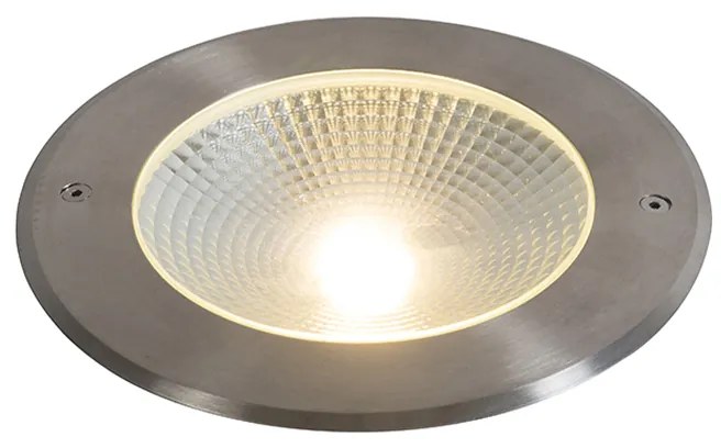 Faretto da giardino moderno in acciaio con LED 20W - Bridge