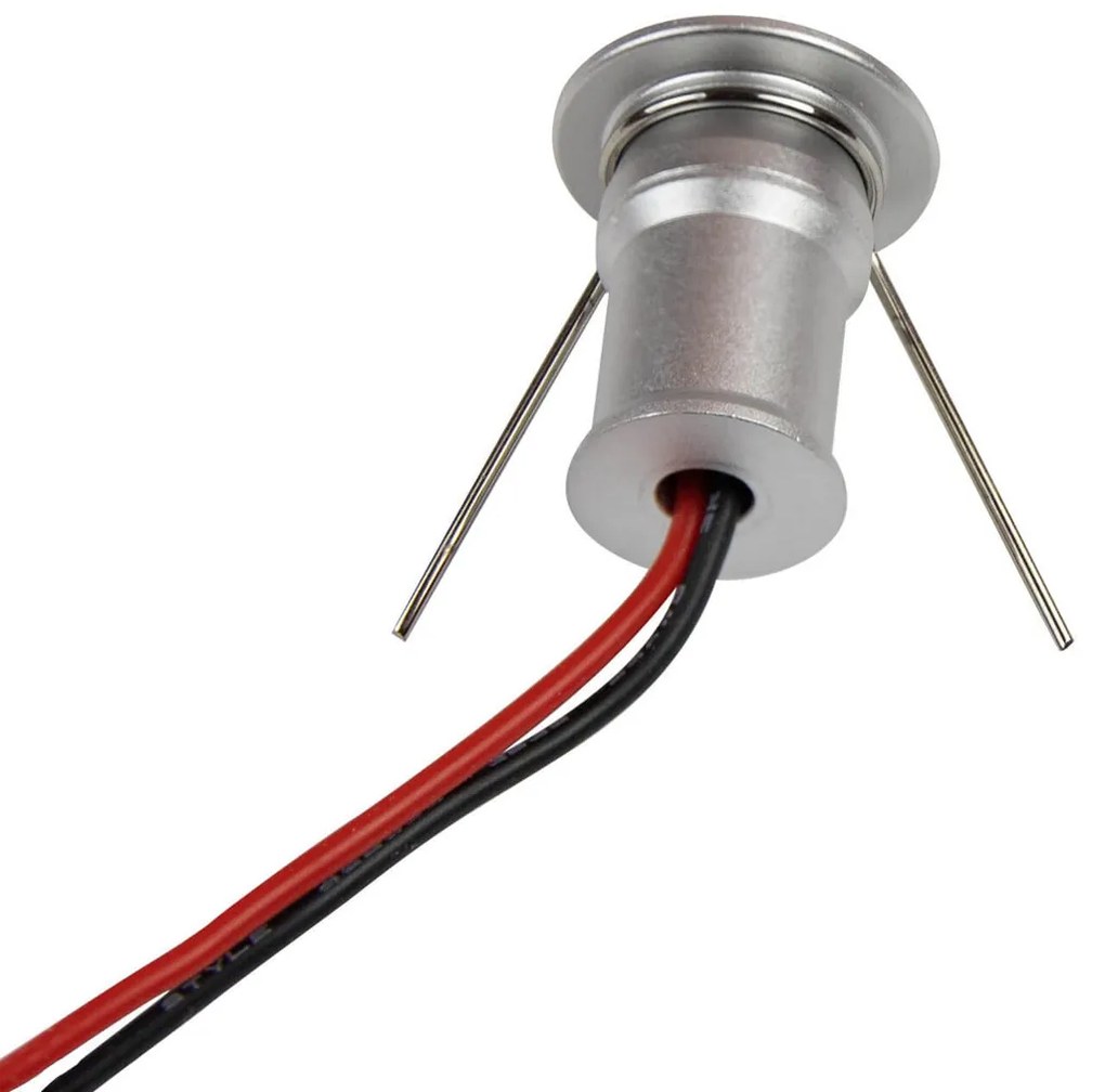 Kit 2 Faretti Segnapasso LED 1W - IP44 Colore Bianco Freddo 6.000K