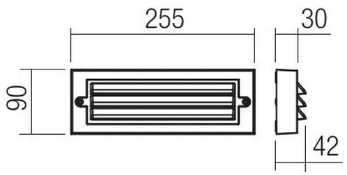 Redo 90330 - LED Applique da esterno KRUP LED/6W/230V IP65 antracite