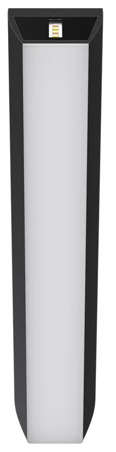 Applique Bidirezionale Nera 12W CCT IP65 da esterno - Serie FILO Colore Bianco Variabile CCT