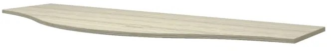 Top per lavabo Vague BADEN HAUS L 137 x H 1.6 x P 51 cm rovere sbiancato mdf
