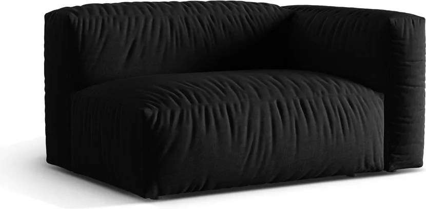 Modulo divano nero (angolo destro) Martina - Micadoni Home