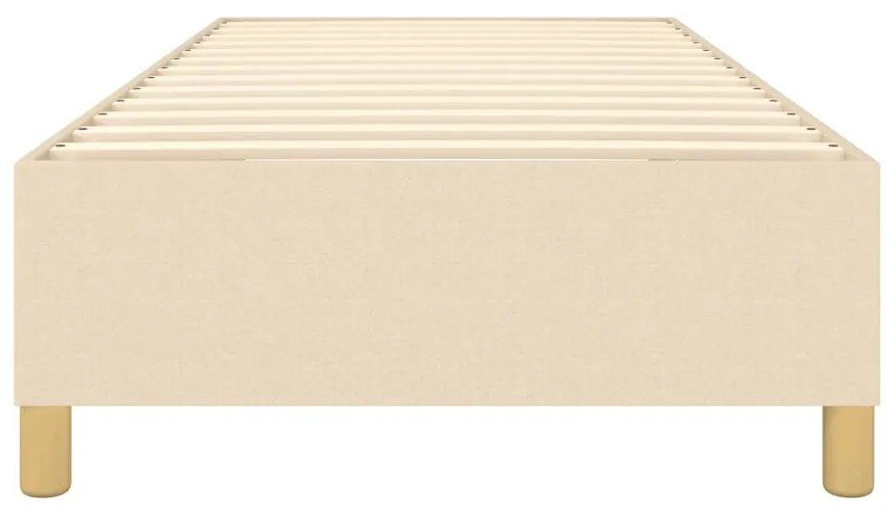 Giroletto a molle crema 90x200 cm in tessuto